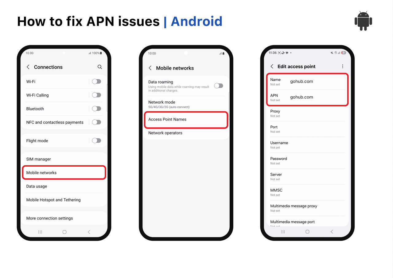 Android - Connections